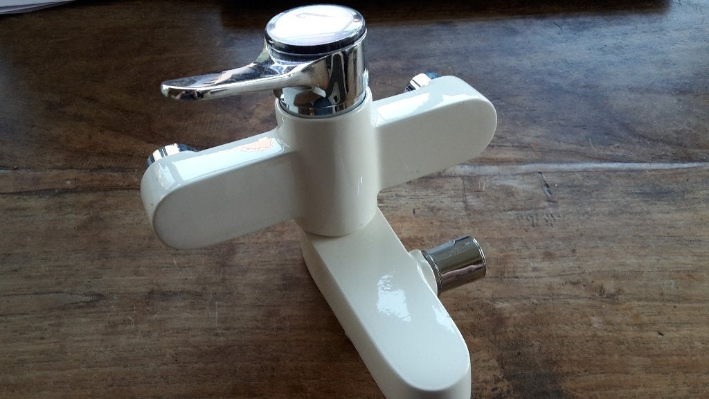 Rubinetterie teorema douche-badkraam wit 150mm, Ophalen of Verzenden, Nieuw, Koper, Douche
