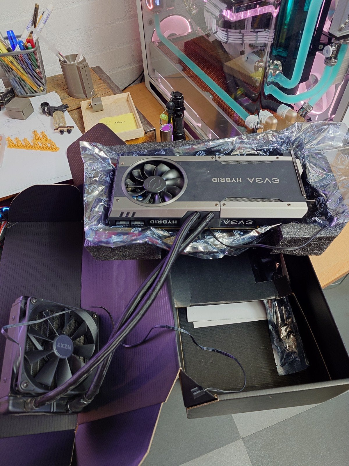 EVGA GeForce GTX 1080 FTW Hybrid Gaming - Waterkoeling, Computers en Software, Videokaarten, PCI-Express 3, Gebruikt, HDMI, Ophalen of Verzenden