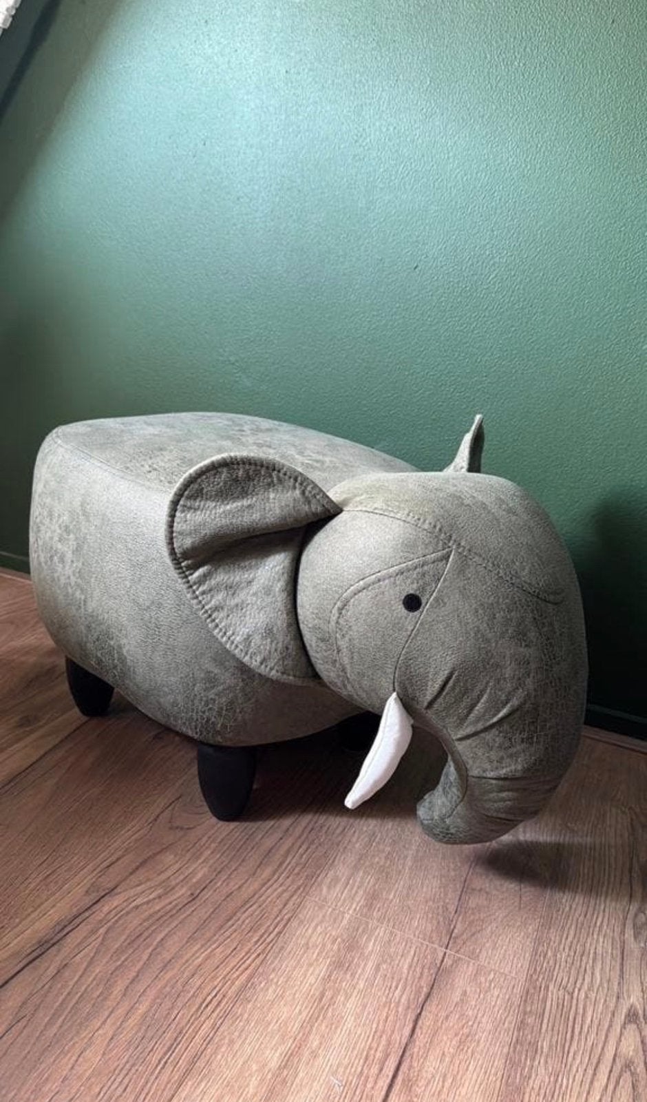 Kruk Olifant Olijfgroen