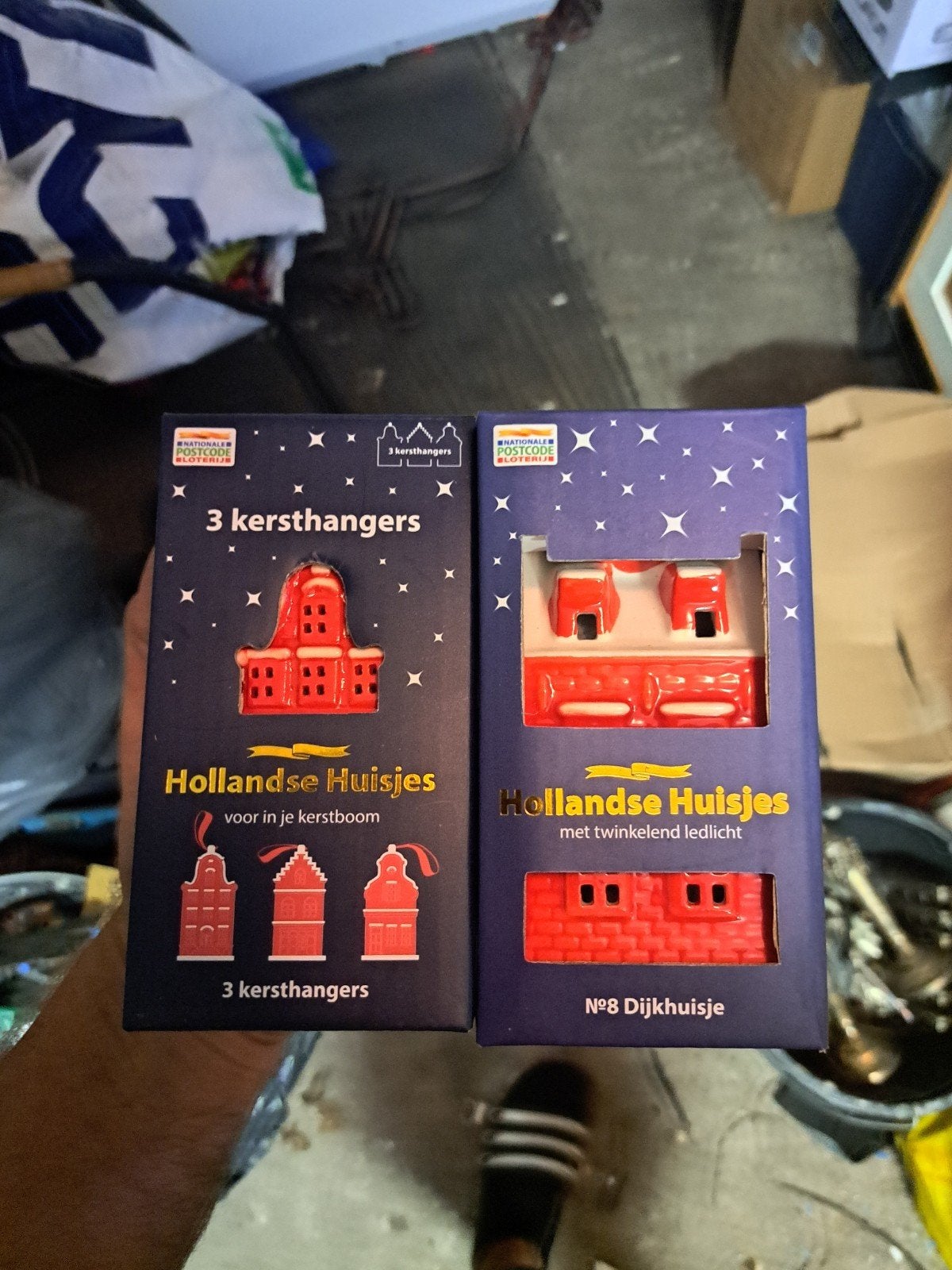 kersthuis en kerstballen postcode lotery, Ophalen of Verzenden
