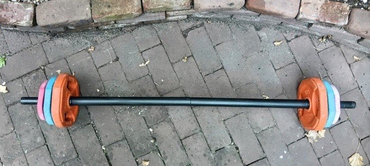 Halterset met schijven (2 x 1.25kg, 2.5kg, 5kg), Ophalen, Gebruikt, Armen, Halterset