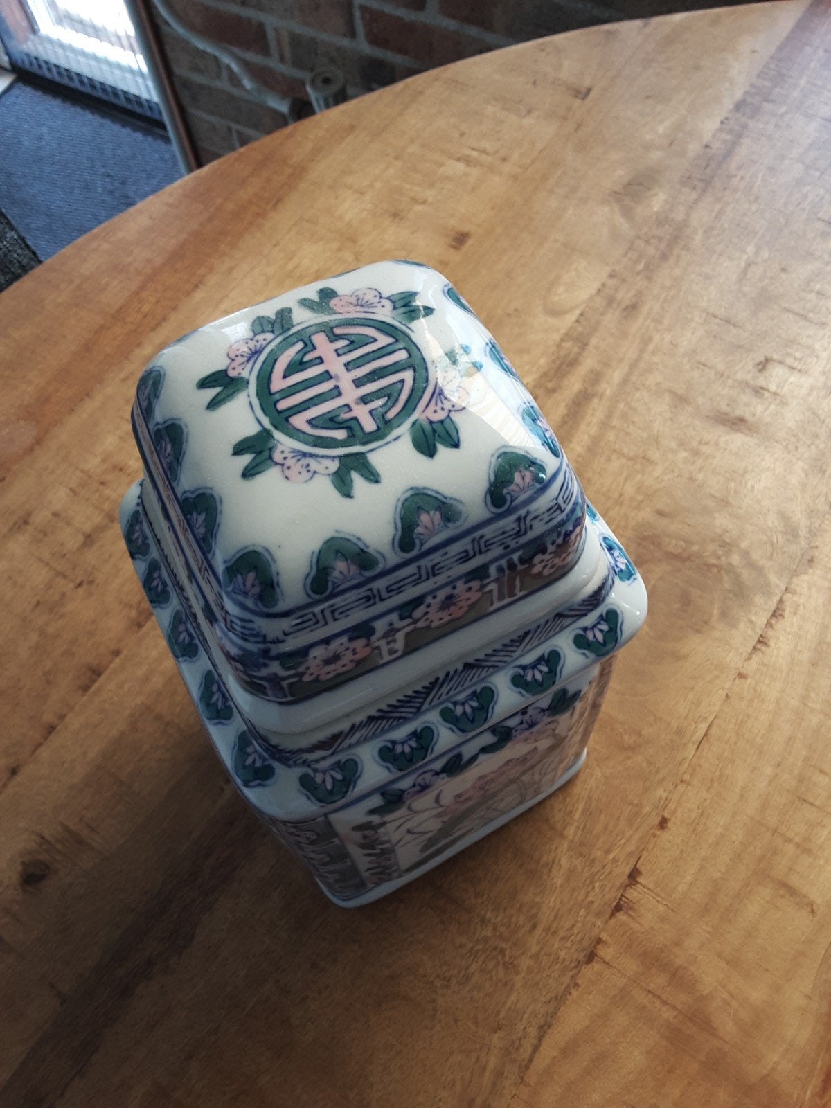 Decoratieve Chinese porseleinen gemberpot, Ophalen of Verzenden