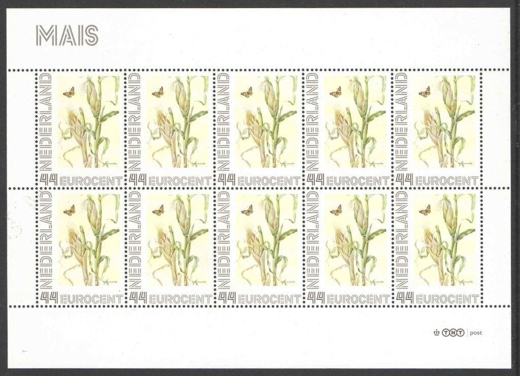 Bloemenpracht op postzegels: Mais, Ophalen of Verzenden, Na 1940, Postfris