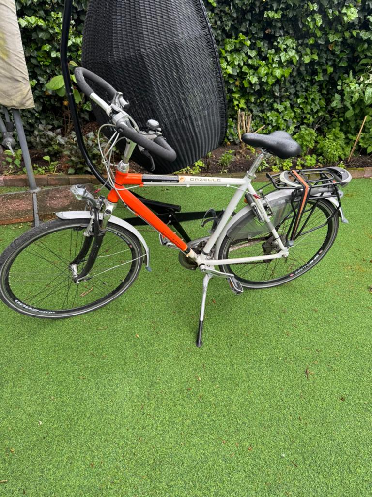 Gazelle toerfiets 24 versnellingen mooie staat, Ophalen, Gebruikt, Vering, 57 tot 61 cm