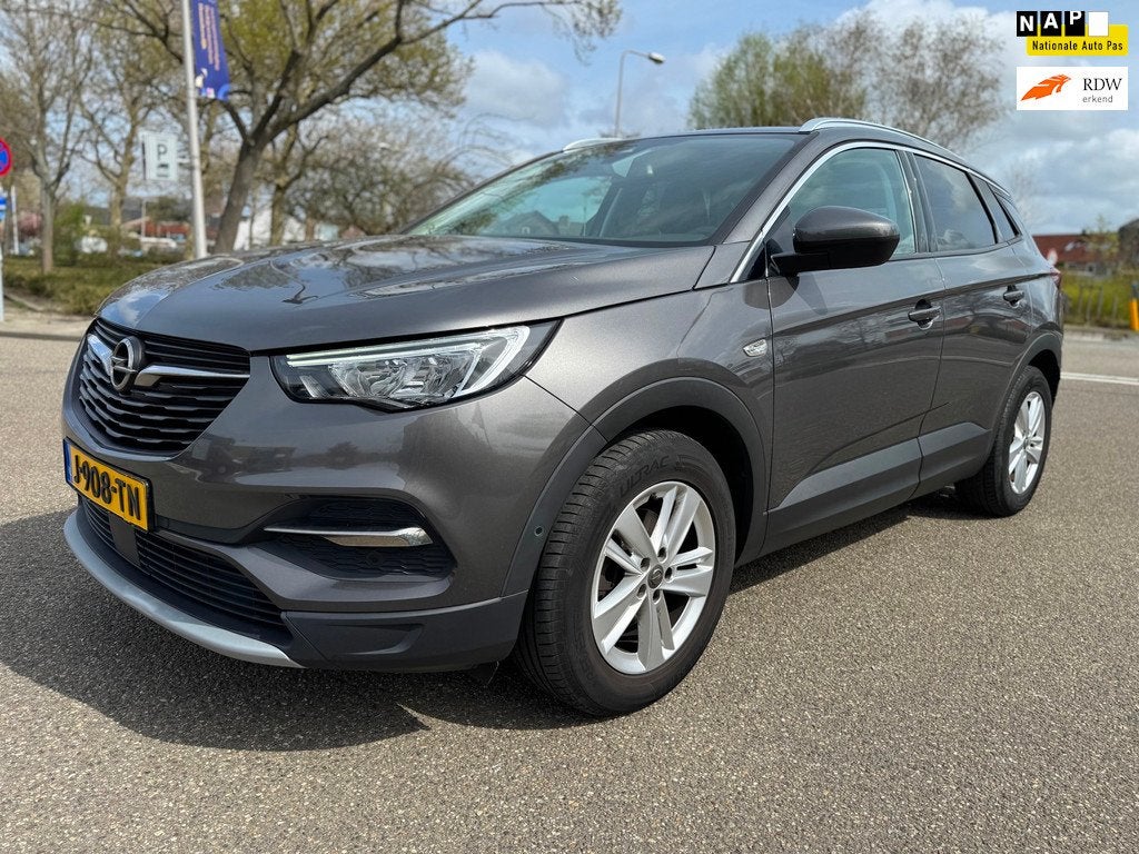 Opel Grandland X 1.2 Turbo Business Executive / 1e.eigenaar, Auto's, Opel, Voorwielaandrijving, Gebruikt, 1199 cc, Leder en Stof