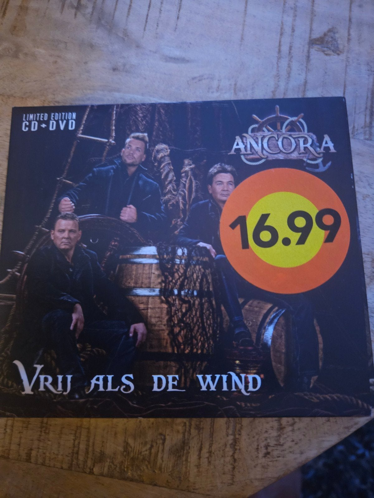 Ancora - Vrij als de Wind (Limited Edition CD+DVD), Pop, Zo goed als nieuw, Album, Inclusief DVD