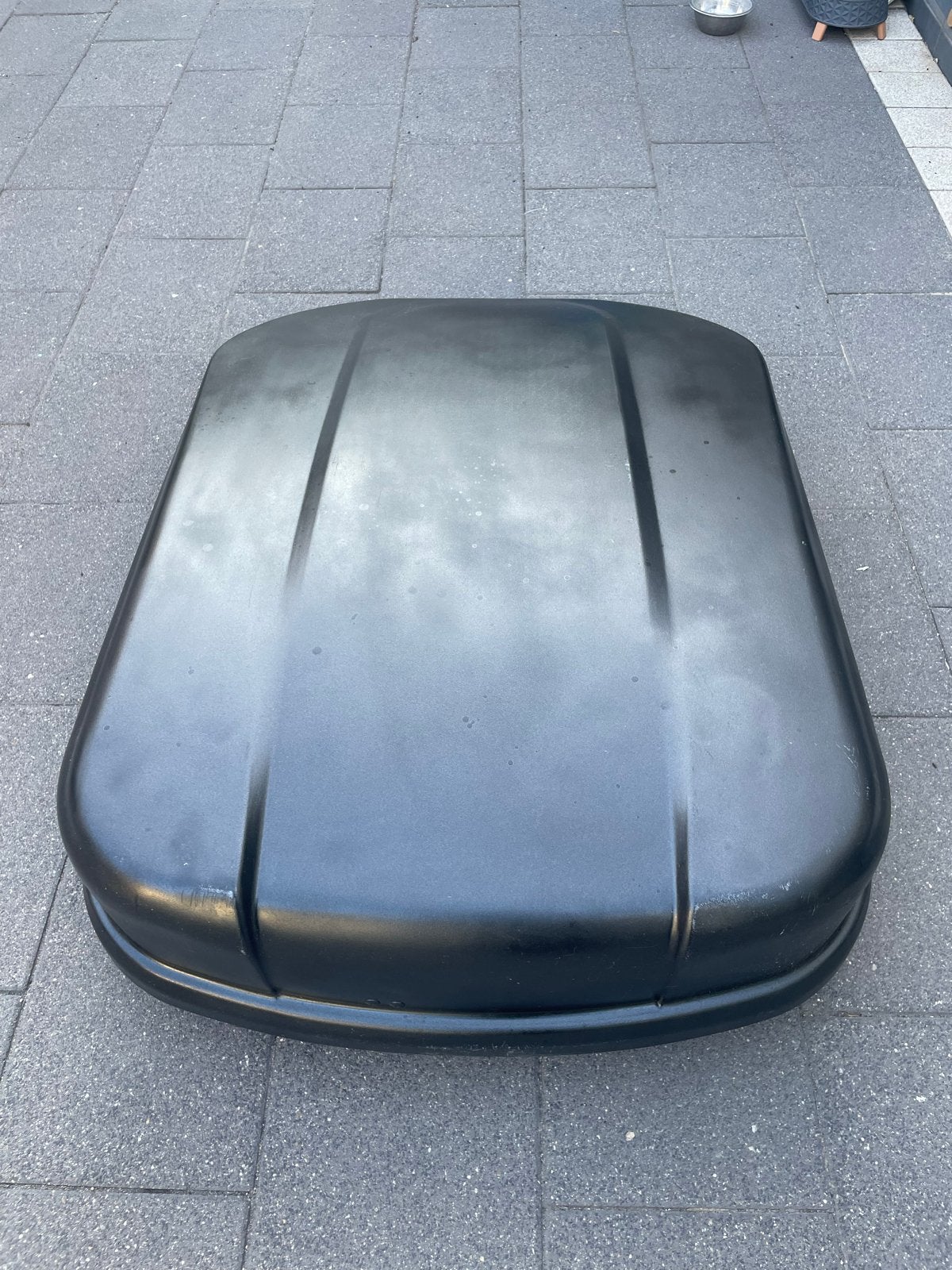 Dakkoffer met dakrails: goede staat met sleutels, Auto diversen, Dakkoffers, Ophalen, Gebruikt