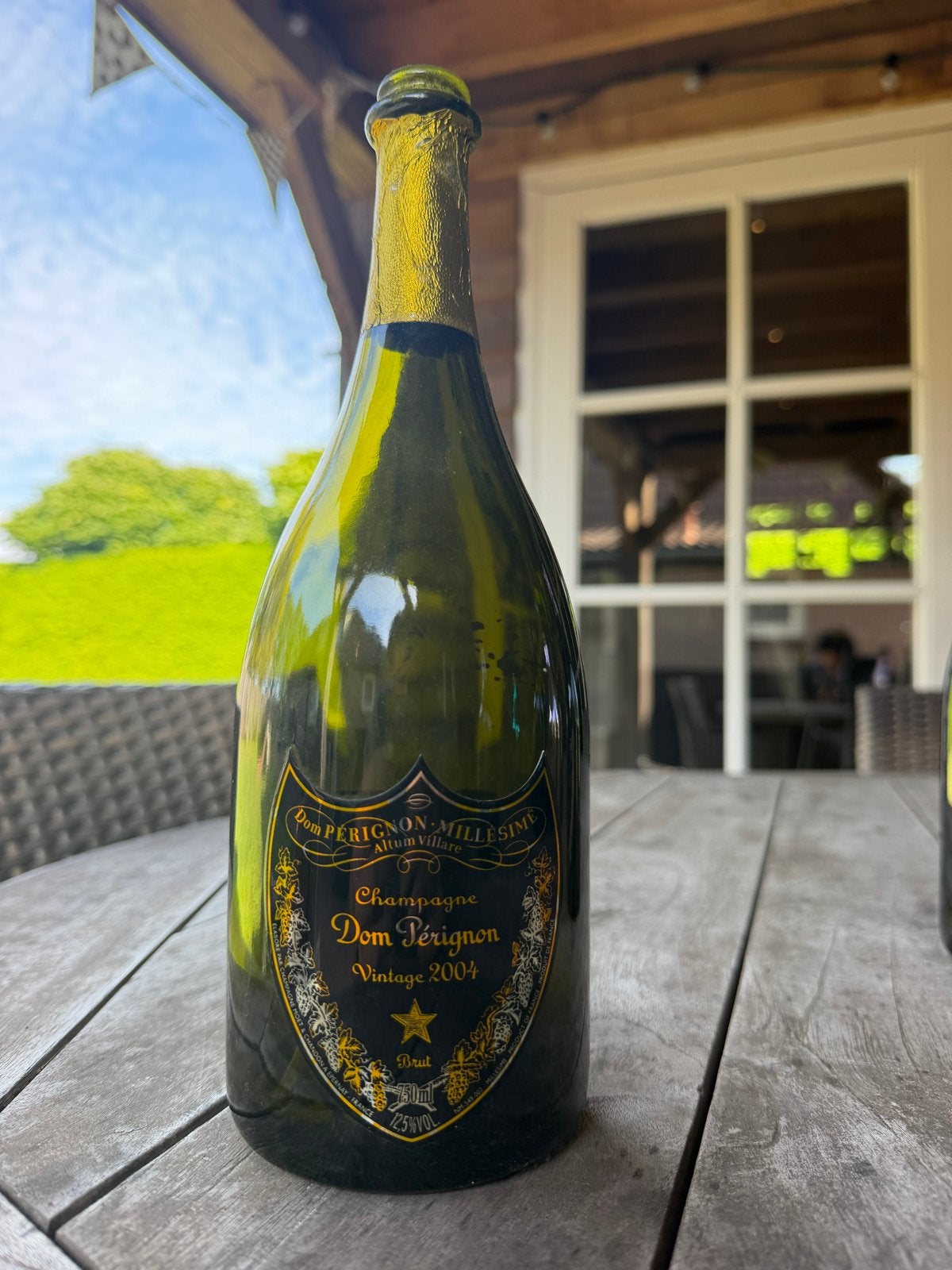 Dom Pérignon 2004 Jeff Koons Limited Edition – lege fles, Verzamelen, Frankrijk, Nieuw, Ophalen of Verzenden, Champagne