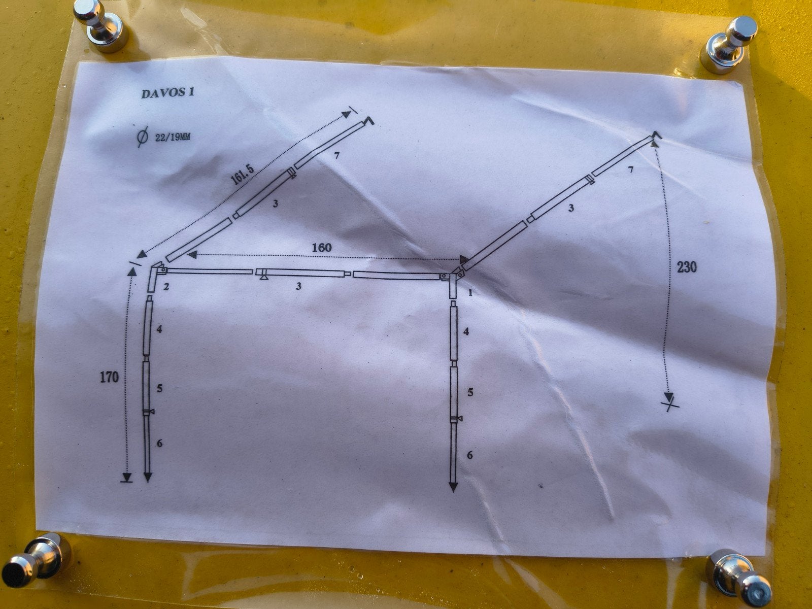 wintersport tent voor aan de caravan., Ophalen, Zo goed als nieuw