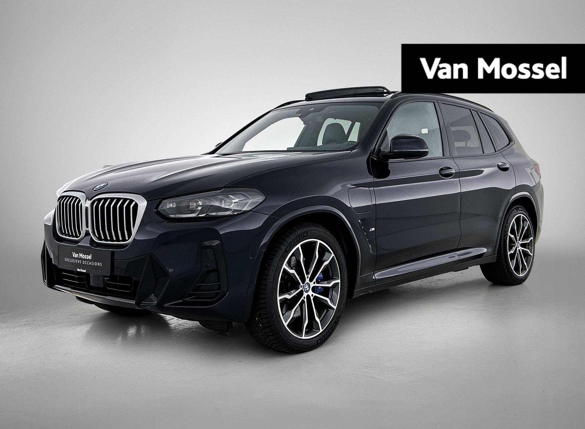 BMW X3 xDrive30e High Executive | LEDER | PANORAMADAK | HARM, Auto's, BMW, Gebruikt, Zwart, Bedrijf, Vierwielaandrijving