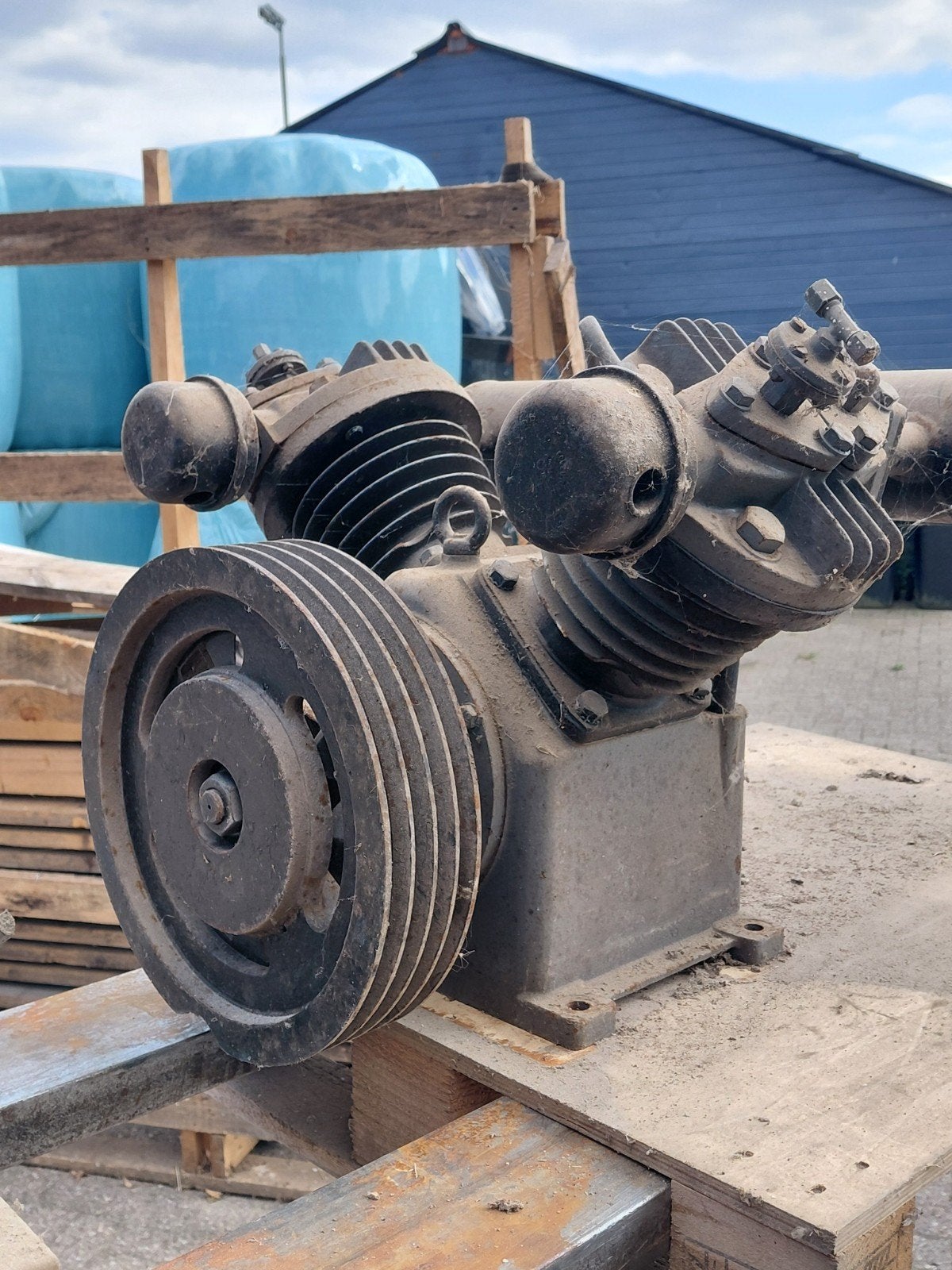 Atlas Copco compressrpomp, gereviseerd, Doe-het-zelf en Verbouw, 100 liter of meer, Ophalen, Zo goed als nieuw, 800 liter/min of meer