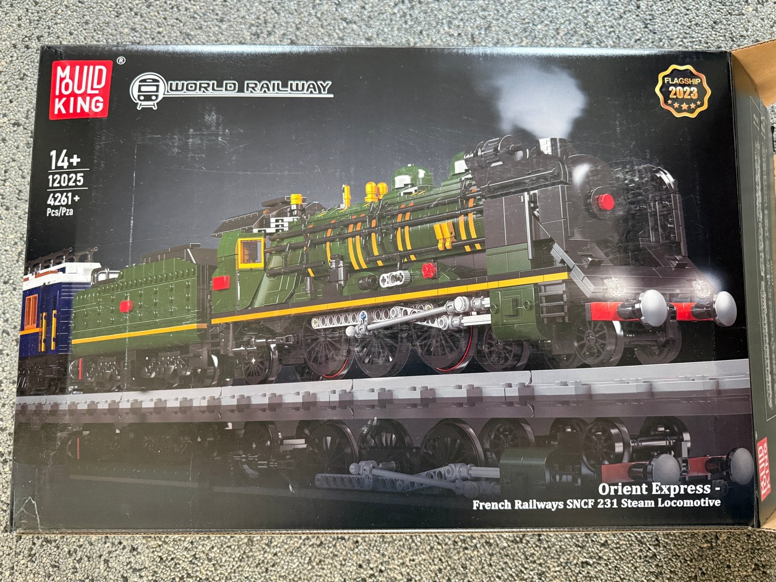 Mould King World Railway Orient Express Stoomlocomotief, Ophalen of Verzenden, Zo goed als nieuw, Overige merken