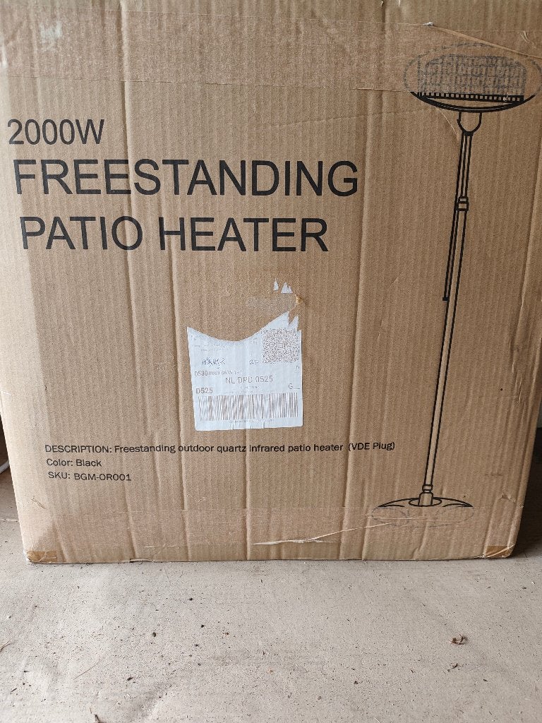 Terrasverwarmer elektrisch, Ophalen, Nieuw, Elektrisch