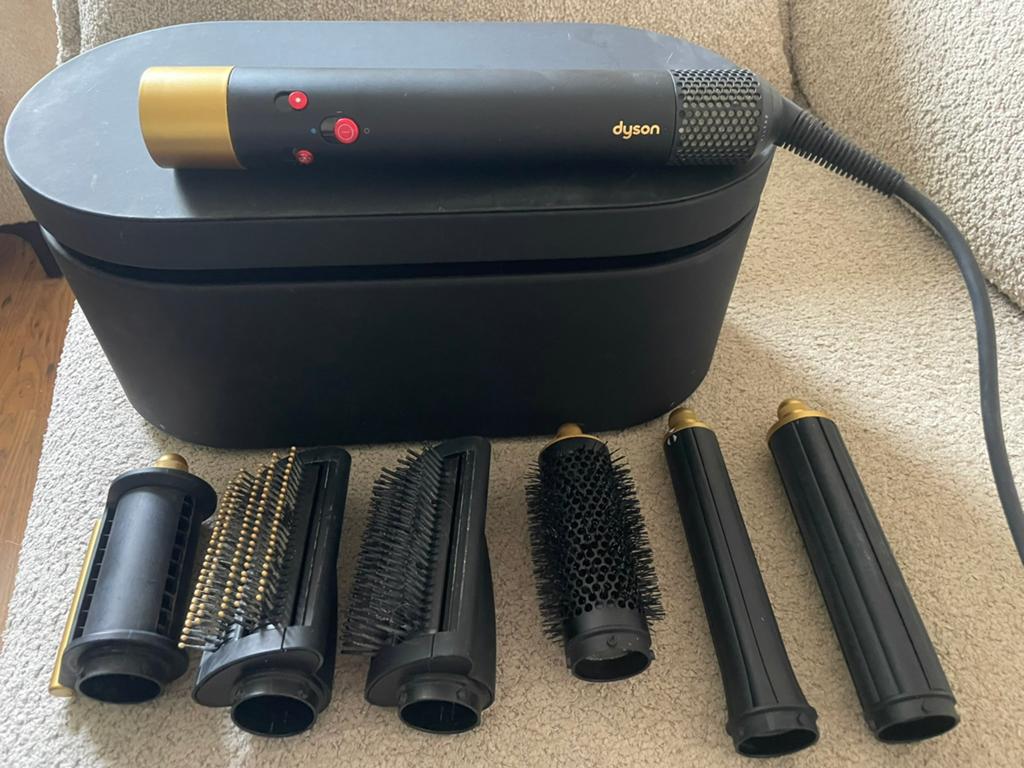 Dyson airwrap, Sieraden, Tassen en Uiterlijk, Uiterlijk | Haarverzorging, Ophalen, Zo goed als nieuw, Föhn of Haardroger