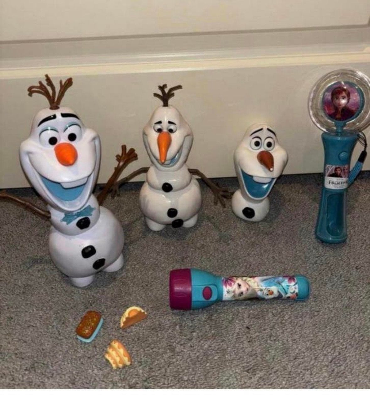 Disney Frozen Olaf speelgoed set, Ophalen of Verzenden, Gebruikt, Meisje