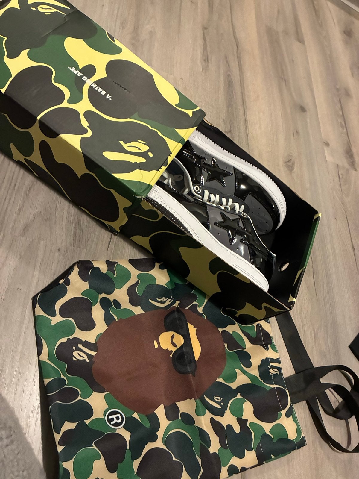 Bape schoenen maat 40, Ophalen of Verzenden, Nieuw, Zwart, Sneakers of Gympen
