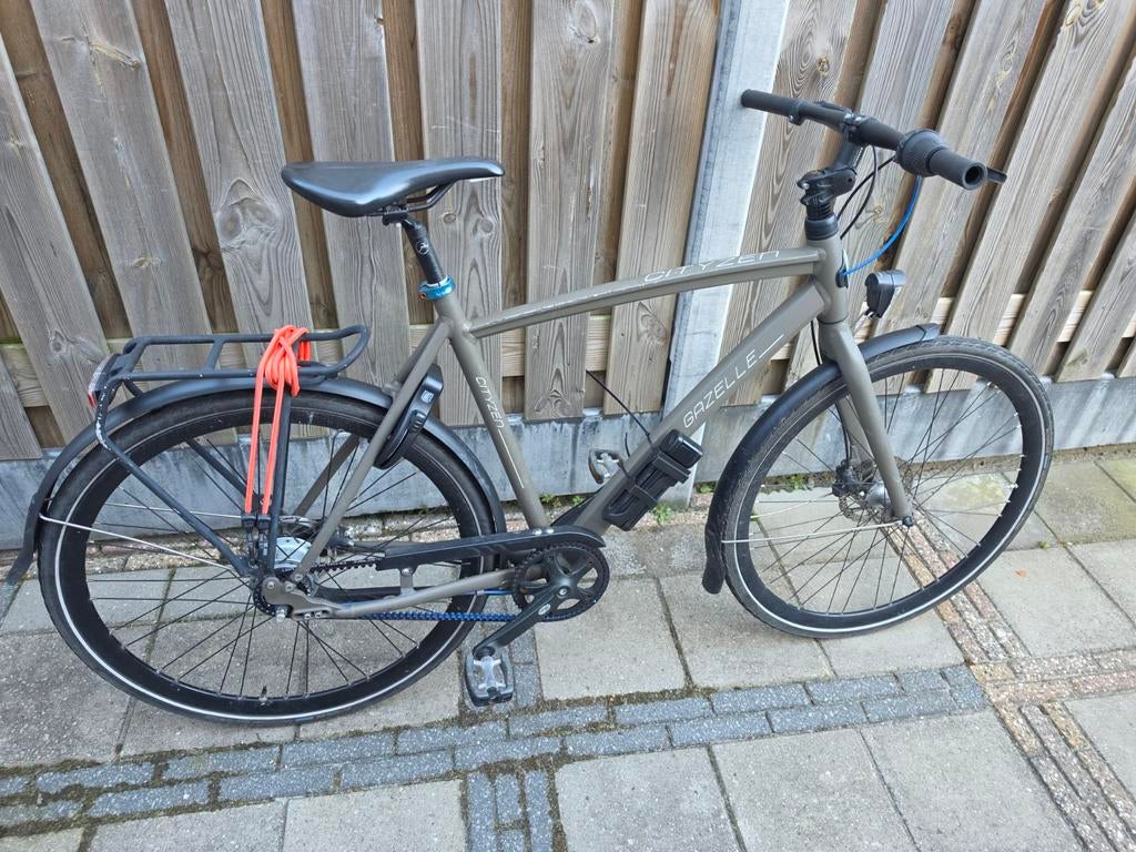 Gazelle CityZen herenfiets – riemaandrijving – 8 versnelling, Ophalen, Gebruikt, Minder dan 10 versnellingen, Gazelle