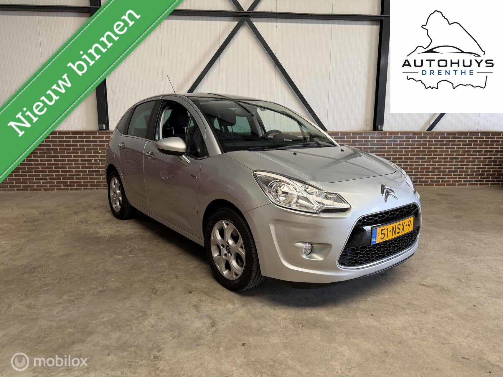 Citroen C3 1.6 VTi Exclusive Automaat | Trekhaak, Auto's, Euro 5, Stof, Gebruikt, 4 cilinders
