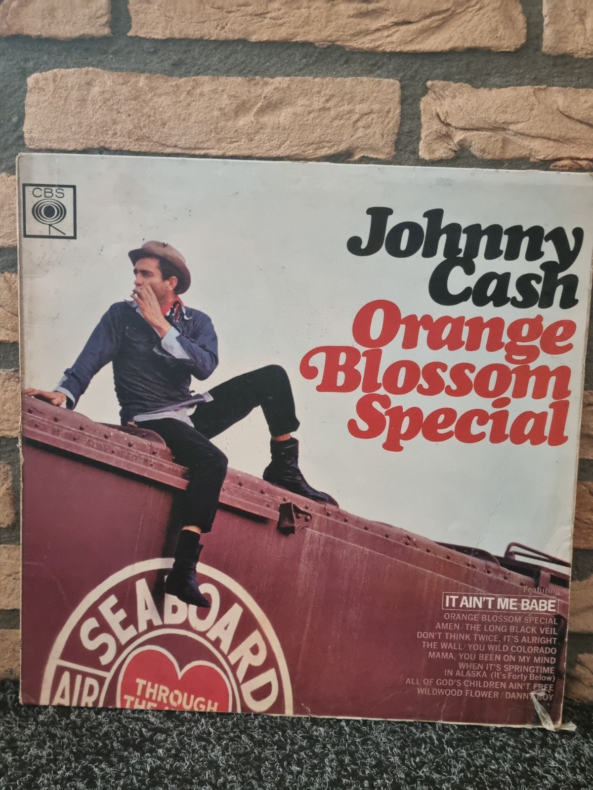 Johnny Cash - Orange Blossom Special LP (CBS, 1965), Cd's en Dvd's, Ophalen of Verzenden, Gebruikt, Country