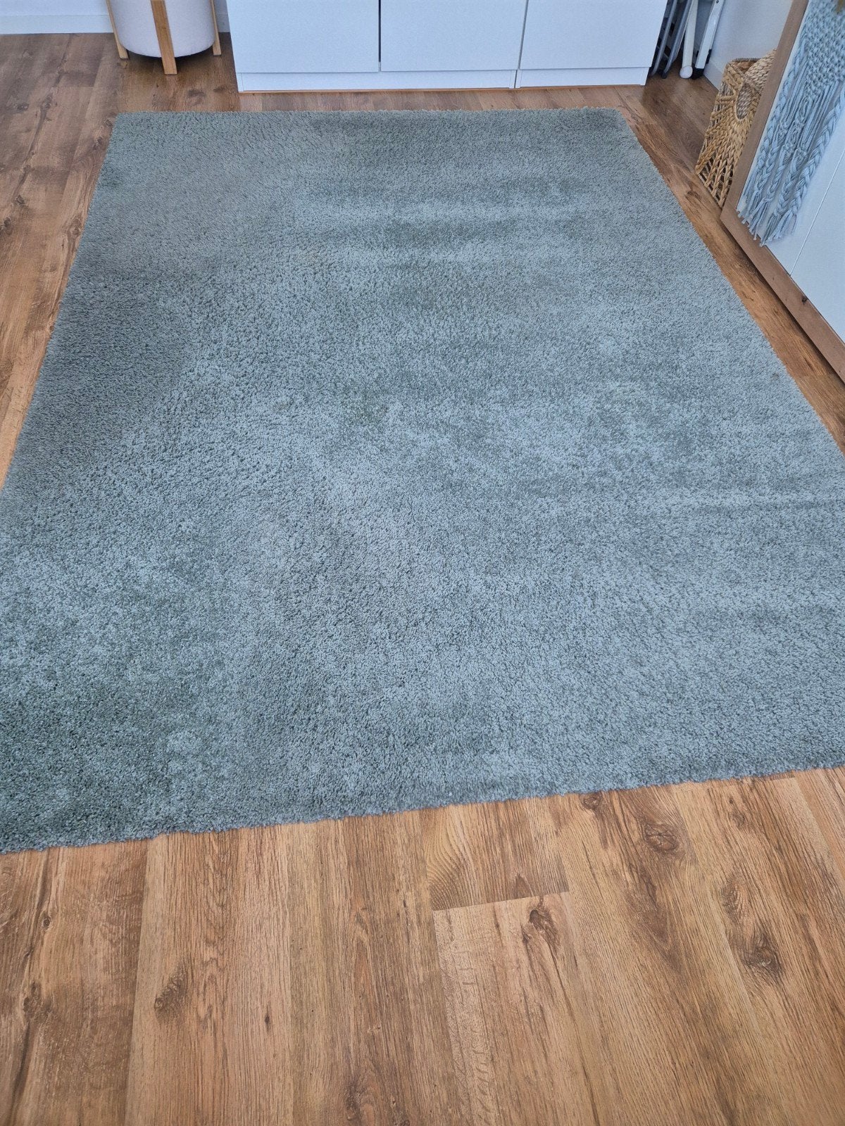 Zachtgroen vloerkleed (170x240), Ophalen, Modern, Comfortabel, Gebruikt, 150 tot 200 cm