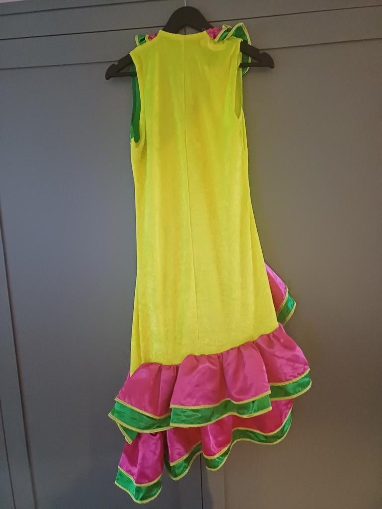 Mooie kleurrijke jurk (38), Kleding | Dames, Maat 38/40 (M), Carnaval, Ophalen of Verzenden, Kleding