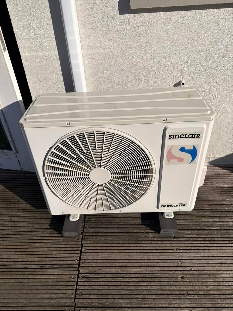 Sinclair Airco - Wandmodel, Ophalen, Minder dan 60 m³, 3 snelheden of meer, Zo goed als nieuw