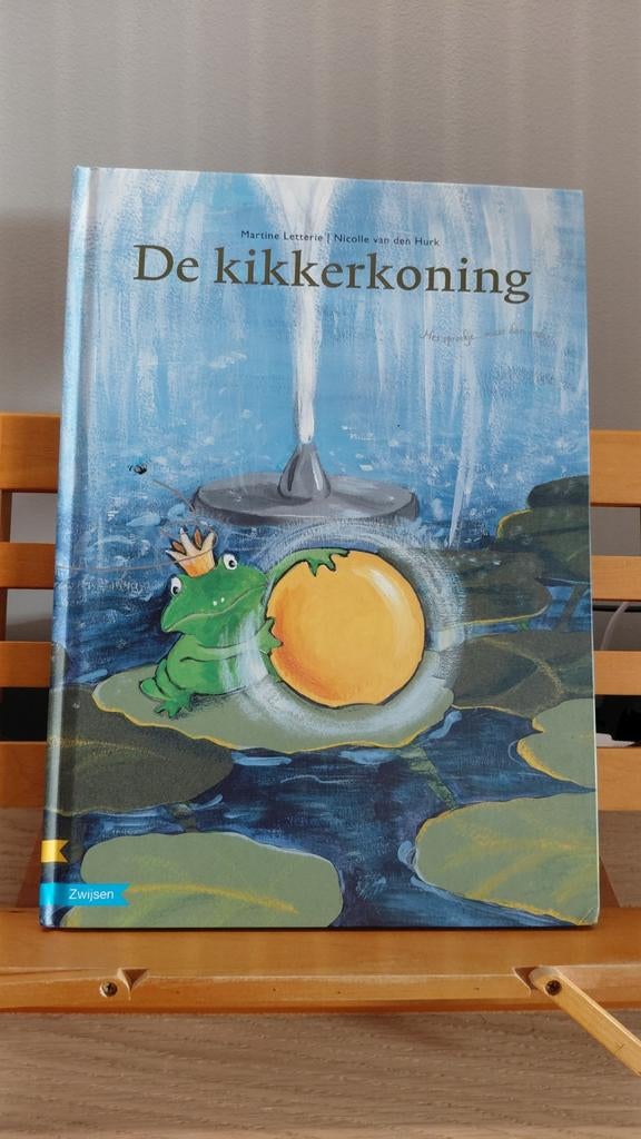 De kikkertkoning - Martine Letterie, Ophalen of Verzenden, Zo goed als nieuw, Martine Letterie, Prentenboek