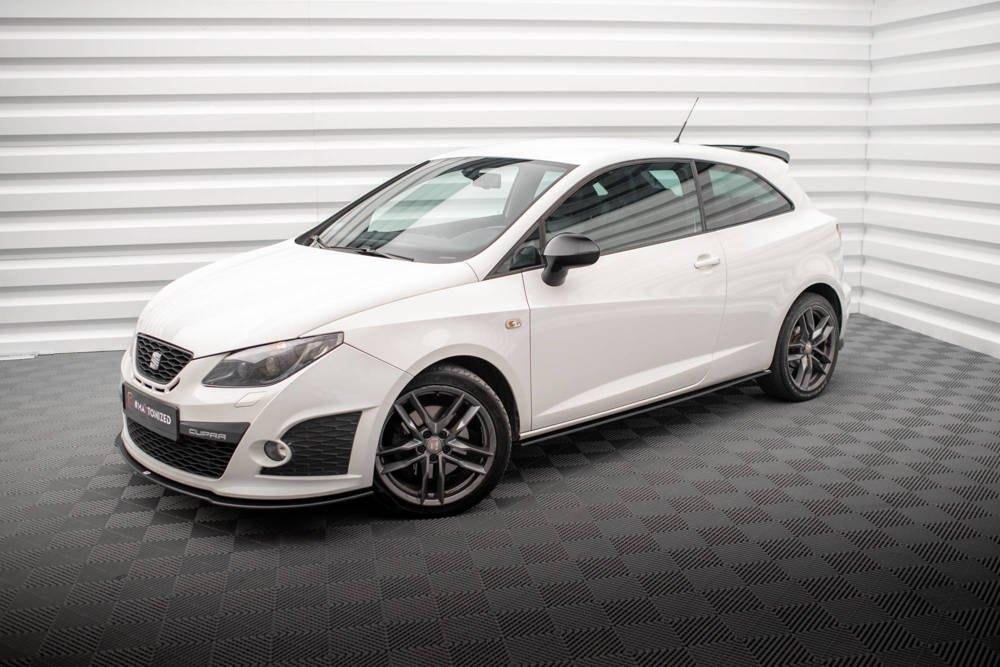 Race Voorlip sideskirt diffuser splitter - Seat Ibiza 08-12, Ophalen of Verzenden