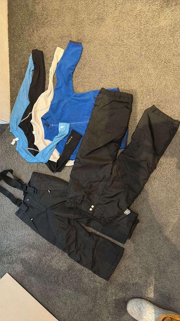 Ski pakket maat 98 110 skibroek wintersport, Kinderen en Baby's, Ophalen of Verzenden, Zo goed als nieuw, Jongen of Meisje, Shirt of Longsleeve