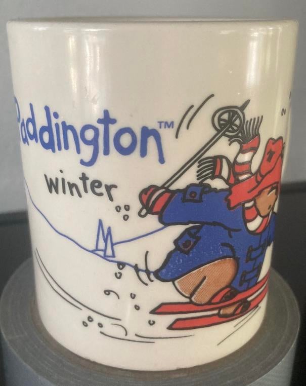 Vintage DE Paddington Bear Winter mok, Ophalen, Keramiek, Zo goed als nieuw, Overige stijlen