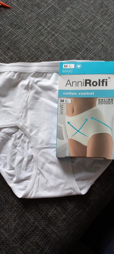 ANNI ROLFI COTTON CONTROL SLIP MT M WIT MAXI KRUIDVAT, Anni Rolfi, Verzenden, Wit, Slip