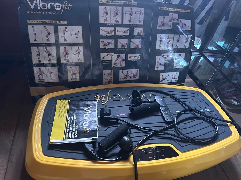 Vibro fit trilapparaat, Sport en Fitness, Fitnessapparatuur, Trilplaat, Ophalen