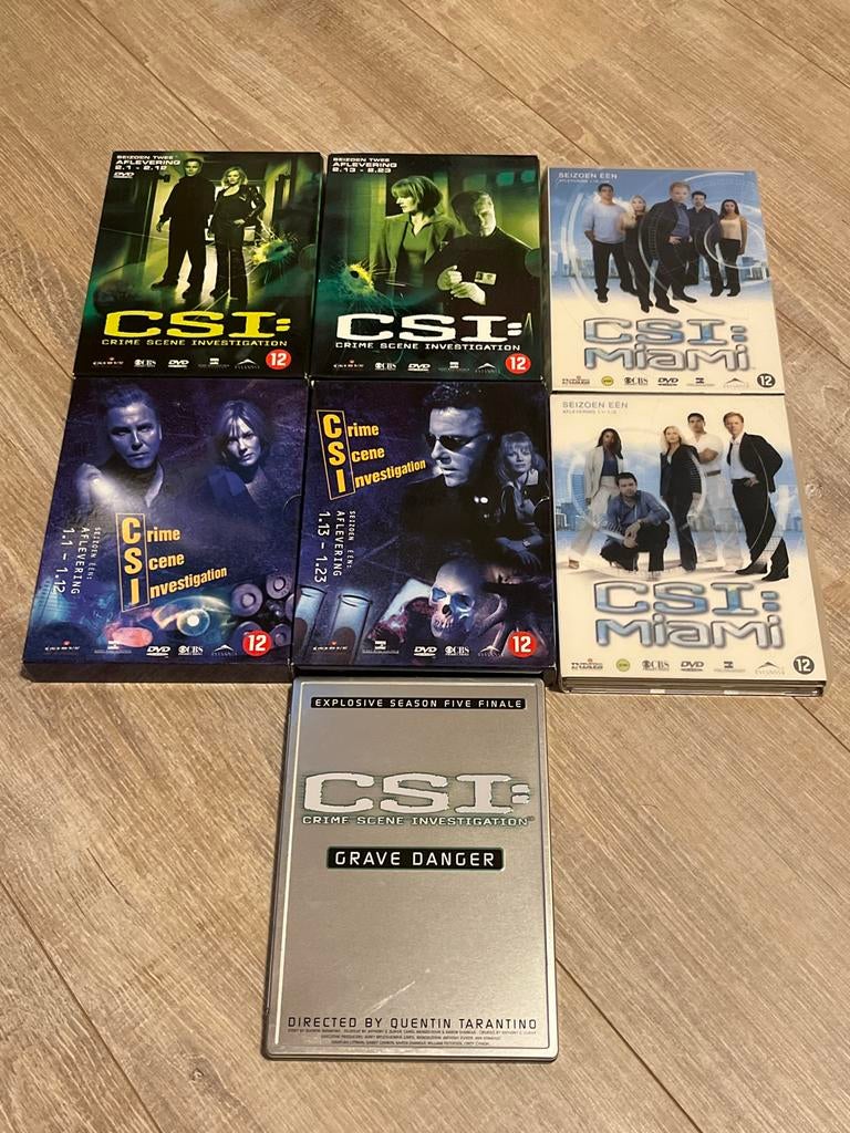 CSI DVD Boxset - Meerdere Seizoenen, Cd's en Dvd's, Boxset, Ophalen of Verzenden, Zo goed als nieuw, Vanaf 12 jaar