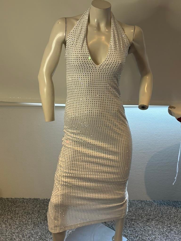 Zara jurk met steentjes maat 34, Cocktailjurk, Ophalen of Verzenden, Zo goed als nieuw, Maat 34 (XS) of kleiner