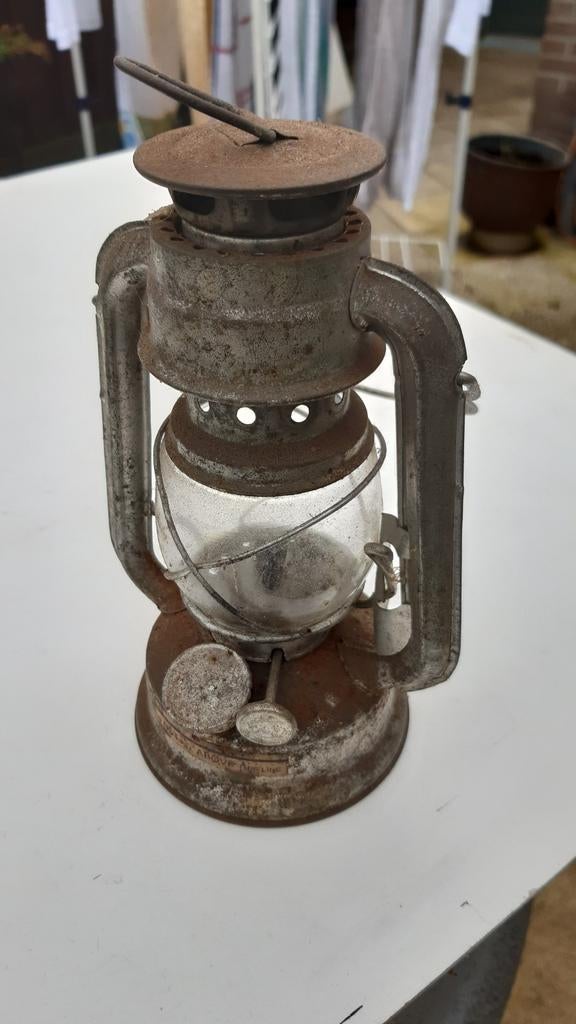 Stormlamp lantaarn klein model., Antiek en Kunst, Ophalen of Verzenden