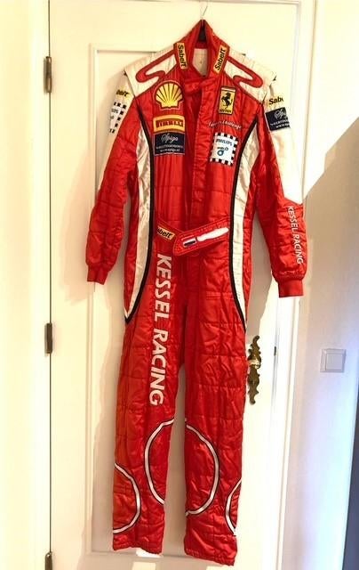 Officiële Rode race overall van Sabelt - Ferrari - maat 52, Ophalen of Verzenden, Gebruikt, Kleding of Schoenen
