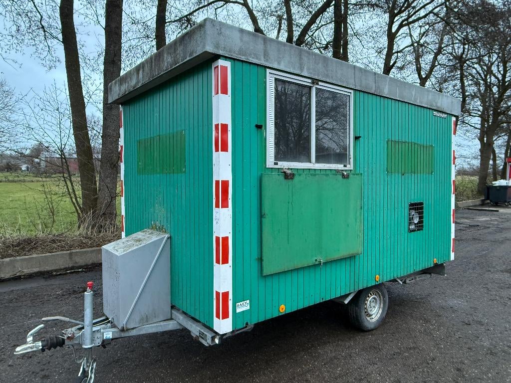 Houten snelverkeer schaftwagen schaftkeet pipowagen, Ophalen of Verzenden