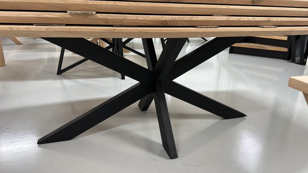 Foto 6 van Hollands eiken Deens ovale tafels massief & verjongd ovaal