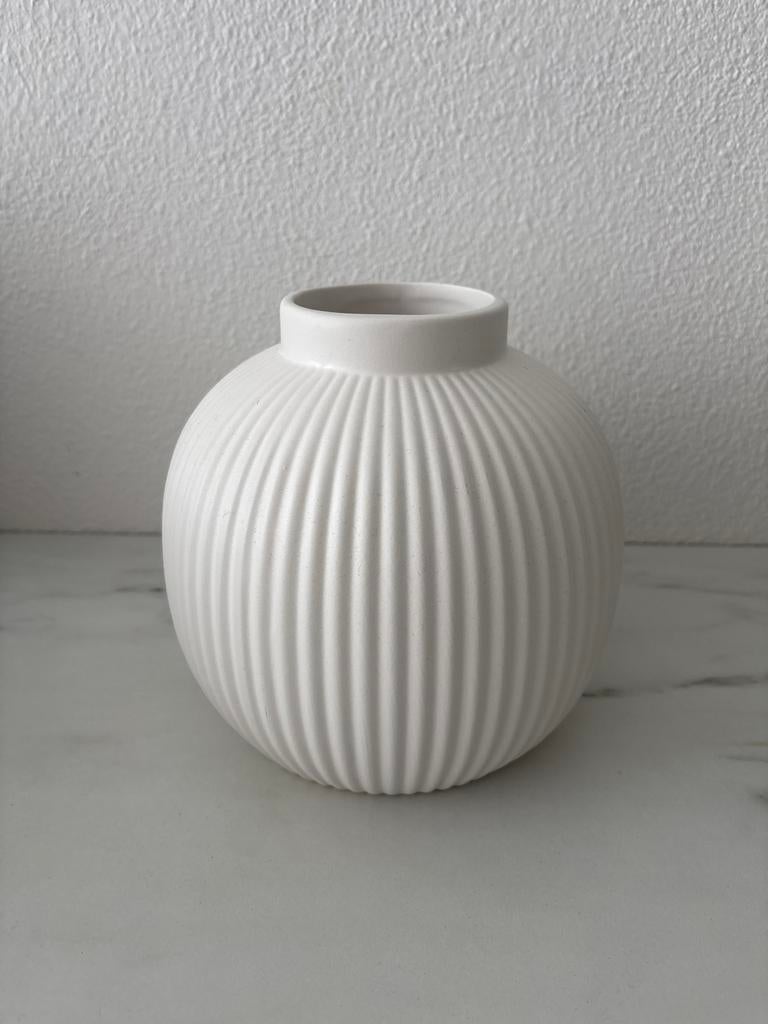 Ceramic vase, Huis en Inrichting, Woonaccessoires | Vazen, Ophalen, Overige kleuren, Minder dan 50 cm, Glas