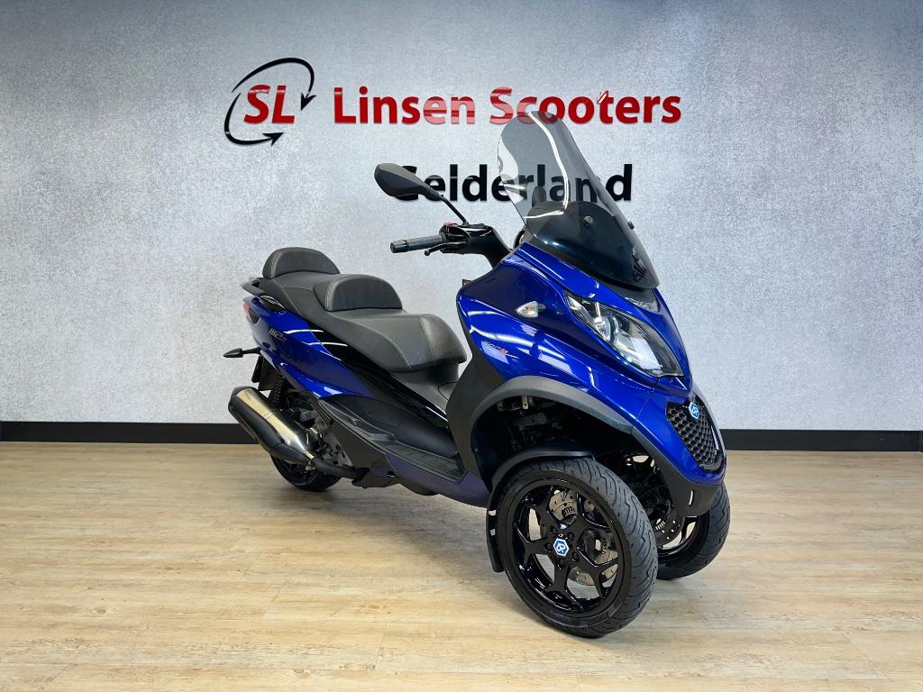 Piaggio MP3 Sport 500cc 2016 | CUSTOM BLUE | AUTO RIJBEWIJS, 493 cc, Bedrijf, 3 cilinders, Sport