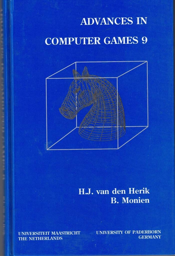 Advances in computer games 9, Boeken, Ophalen of Verzenden, Zo goed als nieuw, H. v.d.Herik en B.Monien, Denksport