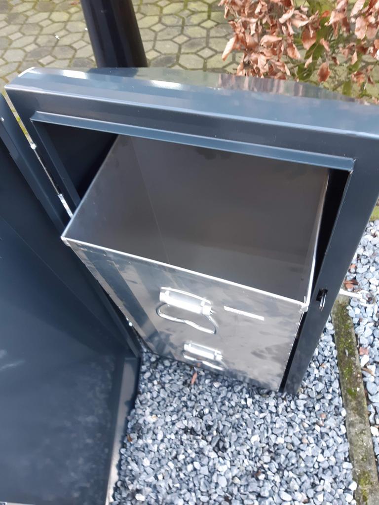 AANBIEDING!!!!Vuilnisbakken met binnenbak prullenbak camping, 40 liter of meer, Ophalen of Verzenden, Zo goed als nieuw, Minder dan 50 cm