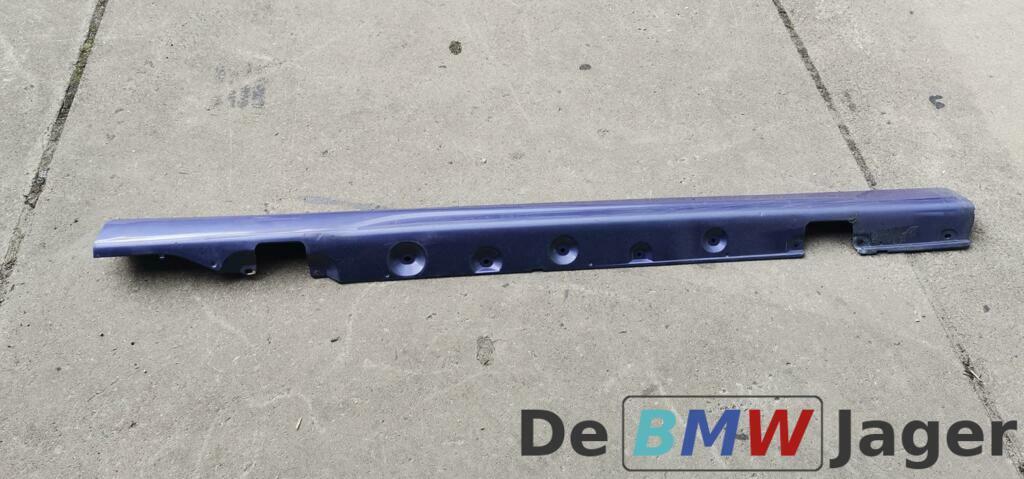 Sideskirt rechts paars BMW 3-serie E46 51712492212, Gebruikt, Ophalen of Verzenden, BMW, BMW