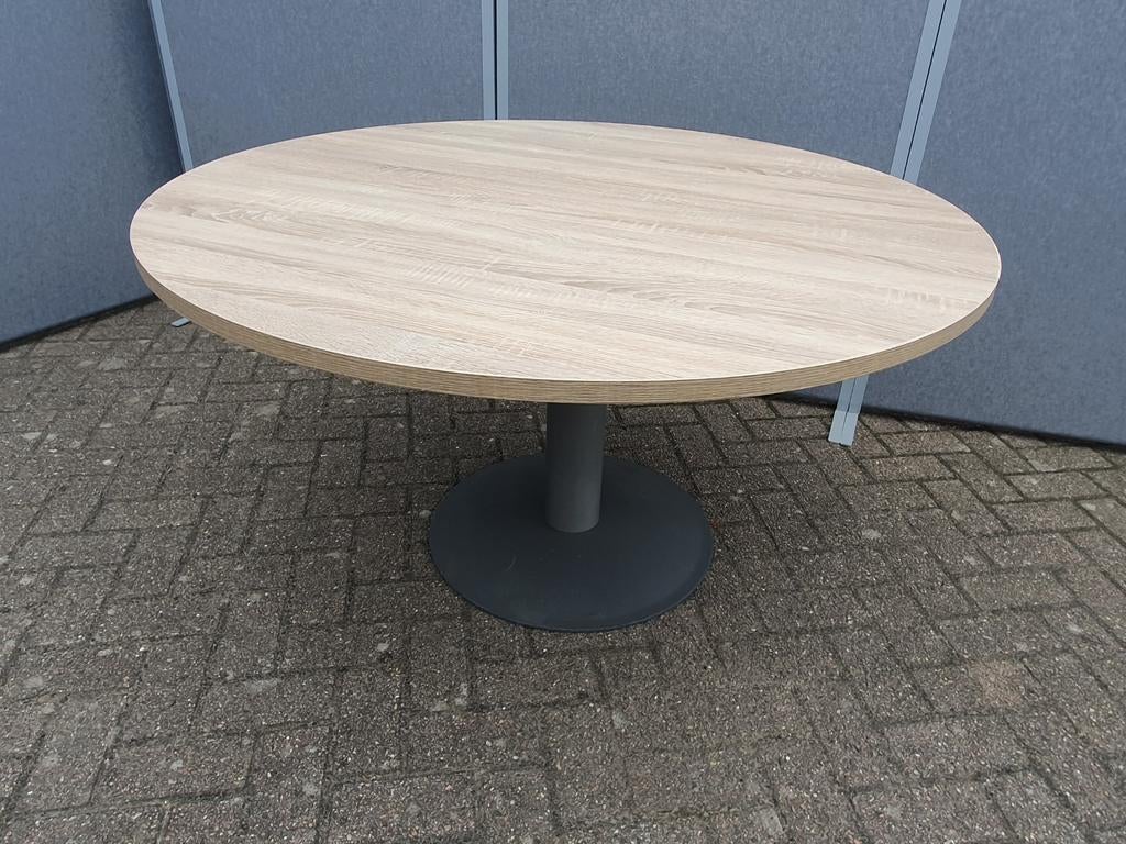 Vergadertafel/ eetkamertafel rond 120cm ( nieuw blad naar, Huis en Inrichting, Tafels | Eettafels, Rond, Nieuw, Ophalen of Verzenden