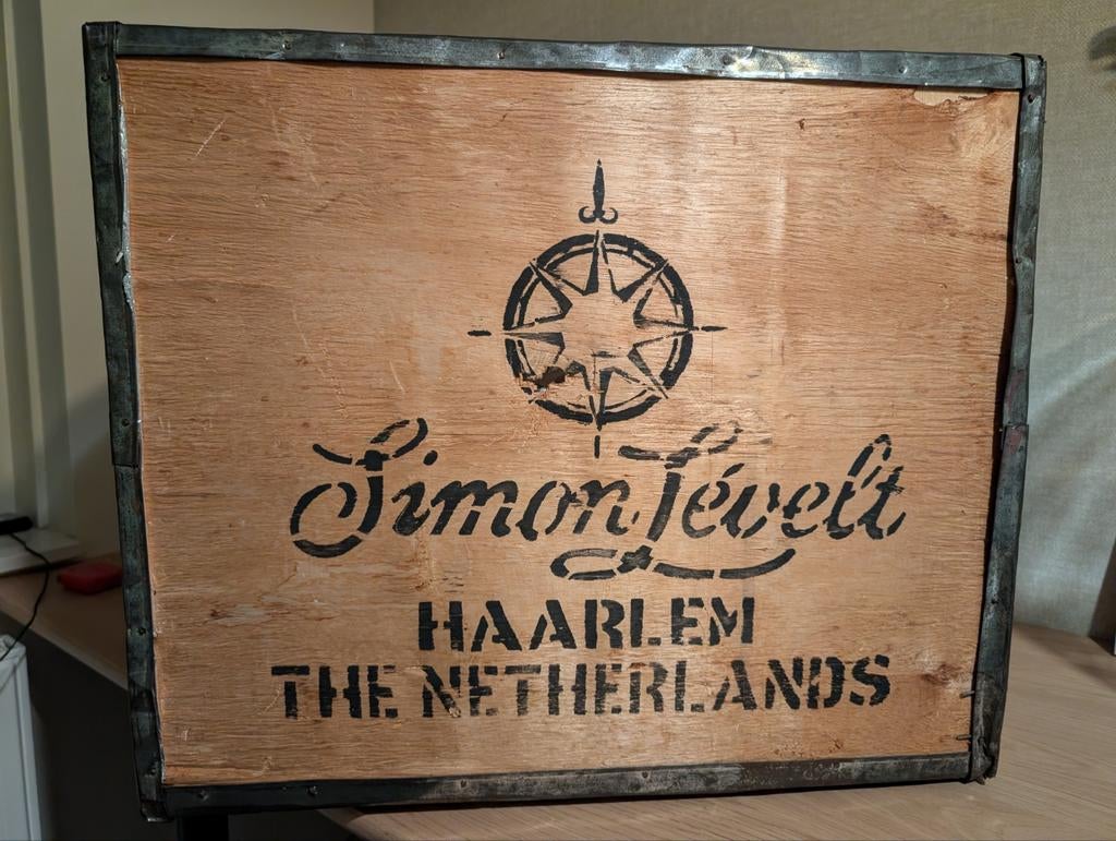 Theekist Simon Levelt, Ophalen, Overige kleuren, Glas, Minder dan 50 cm