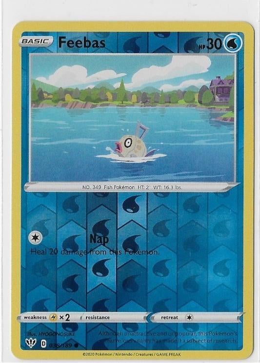 Darkness Ablaze,  Feebas [reverse] 38/189, Ophalen of Verzenden, Nieuw, Losse kaart