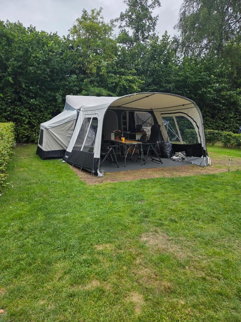 Camp-let Concorde vouwwagen met Isabella voorluifel, Caravans en Kamperen, Ophalen, Aanwezig, Camp-Let, Grijs