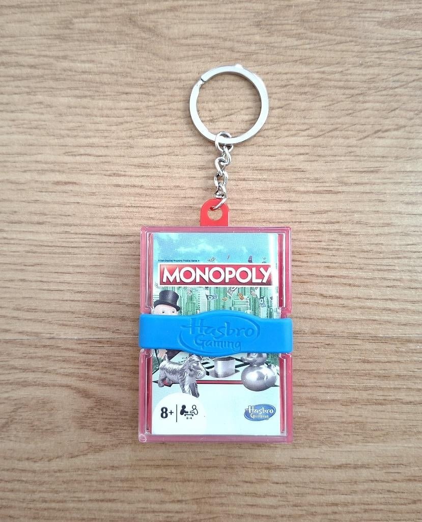 Hasbro Monopoly Mini Spel rood sleutelhanger, Ophalen of Verzenden, Nieuw, Overige typen
