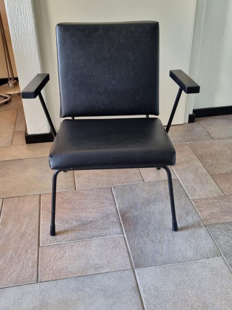 Prachtige Gispen Rietveld stoelen set van 2 beschikbaar, Ophalen, Gebruikt, Twee, Zwart