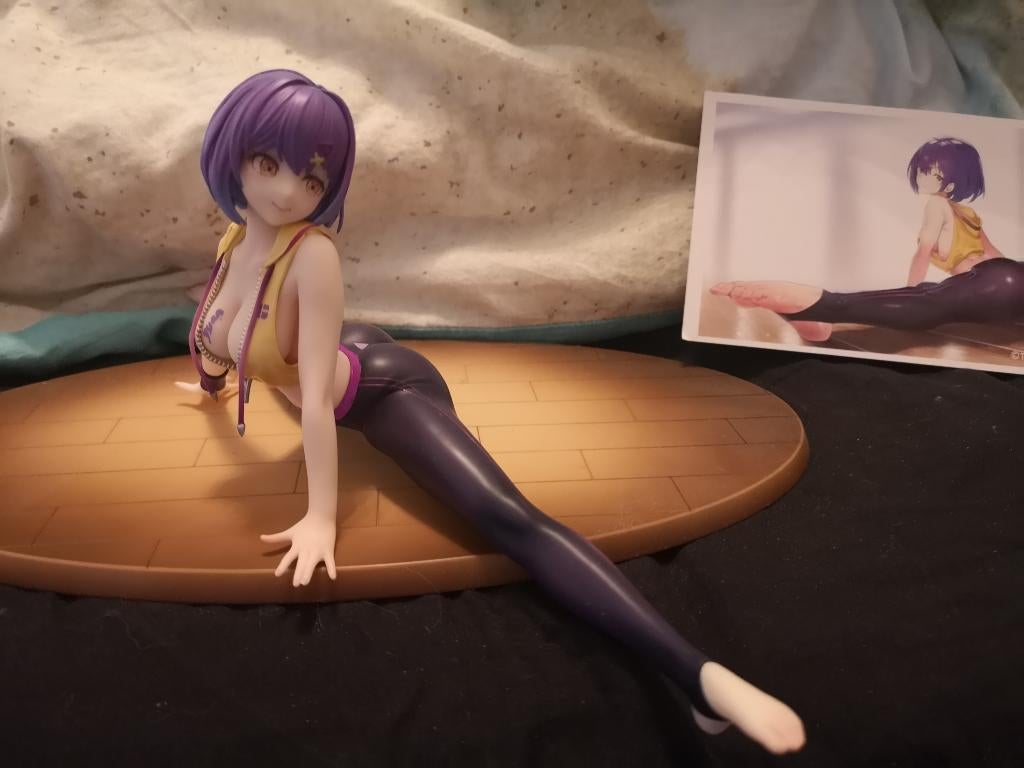Yura yoga split anime/manga figure ecchi, Ophalen of Verzenden, Zo goed als nieuw, Mens